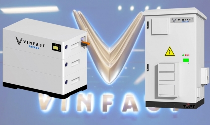 VinFast sản xuất pin lưu trữ điện áp mái mang tên VinFast Energy